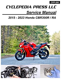 Honda CBR 300 R/RA (2015-2023) | Cyclepedia Motorcycle Service Manual (CPP-285)