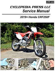 Honda CRF 250 F (from 2019) | Cyclepedia Motorcycle Service Manual (CPP-335)