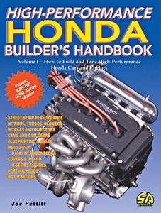 Okładka instrukcji napraw High-Performance Honda Builder's Handbook (Volume 1) - How to Build and Tune High-Performance Honda Cars and Engines