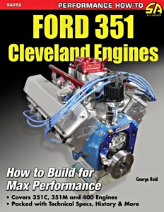 Okładka instrukcji napraw Ford 351 Cleveland Engines - How to Build for Max Performance