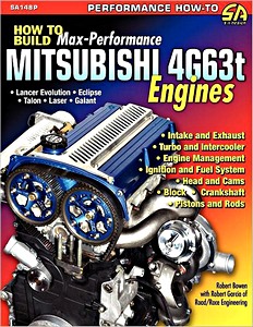 Okładka instrukcji napraw How to Build Max-Performance Mitsubishi 4g63t Engines