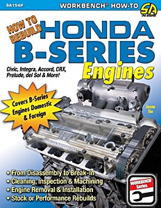 Okładka instrukcji napraw How to Rebuild Honda B-Series Engines