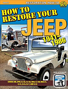 Cover repair manual How to Restore Your Jeep 1940-1983 - Covers MB, GPW, CJ-2A, CJ-3A, CJ-3B, M38, M38-A1, CJ-5, CJ-6, CJ-7 & CJ-8