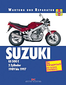 Okładka instrukcji napraw Suzuki GS 500 E - 2 Zylinder (1989-1997)