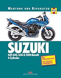 Umschlag Reparaturhandbuch Suzuki GSF 600, 650 & 1200 Bandit - 4 Zylinder (1995-2006)