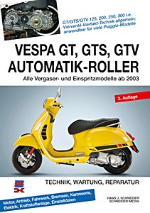 Vespa GT, GTS, GTV - 125-300 ccm (ab 2003)