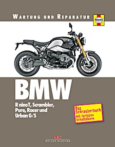 Cover repair manual BMW R nineT, Scrambler, Pure, Racer & Urban G/S (2014-2018)