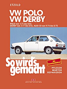 Portada manual VW Polo (3/1975-8/1981), Derby (3/1977-8/1981) / Audi 50 (9/1974-8/1978)