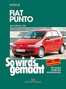 SW125FT Umschlag Reparaturhandbuch Fiat Punto - Benziner und Diesel (9/1999-1/2006)