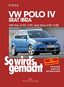 Portada manual VW Polo IV (11/2001-5/2009) / Seat Ibiza (4/2002-4/2008) - Benziner und Diesel