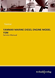 Książka: Yanmar Model YSM Marine Diesel Engine WSM