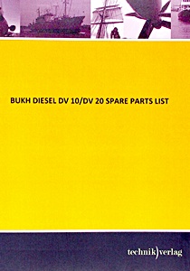 Książka: Bukh Diesel DV10 + DV 20 - Spare Parts List