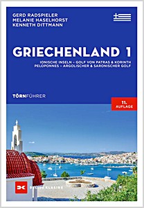 Portada del libro: Törnführer Griechenland 1: Ionische Inseln, Golf von Patras und Korinth, Peloponnes, Argolischer und Saronischer Golf | Delius Klasing