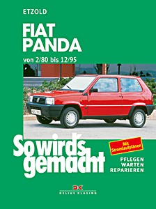 Okładka instrukcji napraw Fiat Panda (2/1980-12/1995)