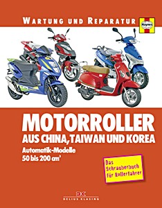 GDEK53736 Umschlag Reparaturhandbuch Motorroller aus China, Taiwan und Korea - Automatik-Modelle 50 bis 200 cm³