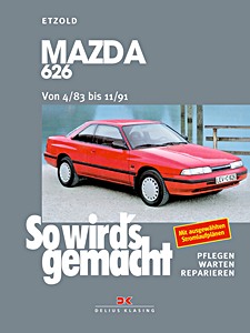 Okładka instrukcji napraw Mazda 626 (04/1983-11/1991)