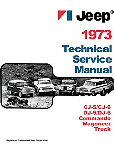 Livre: 1973 Jeep - Techn. Service Manual