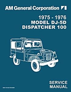 Book: 1975-1976 Jeep Model DJ-5D Dispatcher - Service Manual 