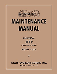 Book: 1945-1949 Willys Jeep CJ-2A - Maintenance Manual 