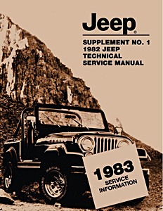 Book: 1983 Jeep - Technical Service Manual Supplement 