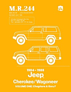 Book: 1984-1988 Jeep Cherokee / Wagoneer - Service Workshop Manual 