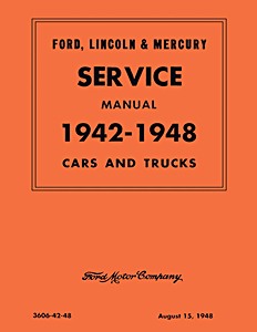 1942-1948 Ford, Lincoln, Mercury Service Manual - Cars and Trucks