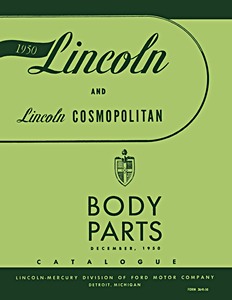 1954-1955 Lincoln Capri & Cosmopolitan Shop Service Repair Manual - Bishko Paper Manual