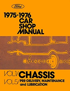 1975 - 1976 Ford Car Shop Manual - 5 Volumes
