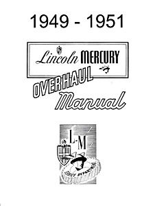 Book: 1949-1951 Lincoln & Mercury Overhaul Manual 