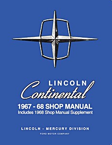 Book: 1967-1968 Lincoln Continental - Maintenance Manual 