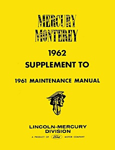 1962 Mercury Monterey Supplement