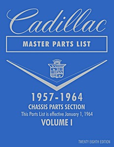 Book: 1957-1964 Cadillac Master Parts List (2 Volume Set) 