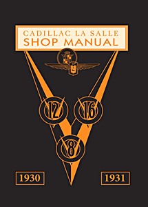 Livre: 1930-1931 Cadillac & LaSalle - Shop Manual - V-8, V-12 and V-16 