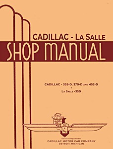 Book: 1934-1935 Cadillac & LaSalle - Shop Manual 