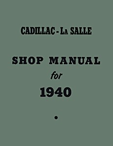 Livre: 1940 Cadillac & La Salle - Shop Manual Supplement 