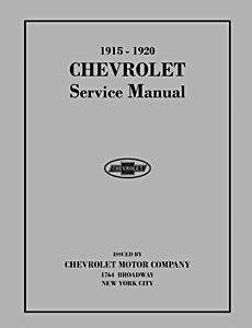 Livre: 1915-1920 Chevrolet Car & Truck Service Manual 