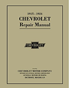 Book: 1915-1924 Chevrolet Car & Truck Service Manual (2nd Edition) 