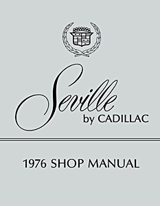 Livre: 1976 Cadillac Seville - Shop Manual 