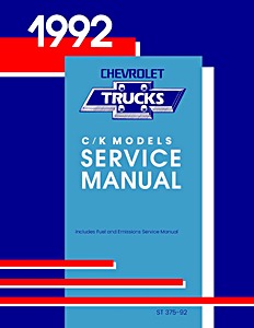 Book: 1992 Chevrolet C/K Models WSM