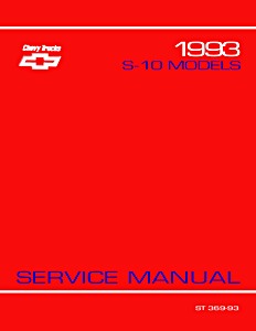Book: 1993 Chevrolet S-10 Models - Service Manual