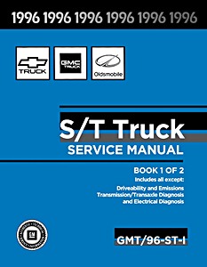 Book: 1996 Chevrolet / GMC / Olds S/T WSM (2 Book Set)