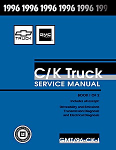 Book: 1996 Chevrolet / GMC C/K Truck WSM (2 Book Set)