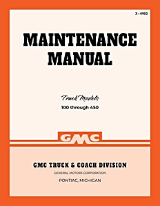 1949-1950 GMC Truck Models 100 through 450 - Maintenance Manual | Detroit Iron