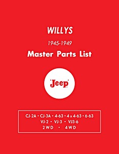 Book: 1945-1949 Willys Jeep - Master Parts List 