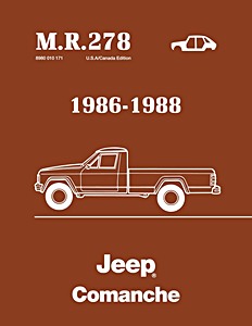 Livre: 1986-1988 Jeep Comanche - Body Shop Manual 