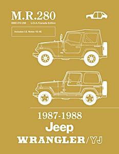 Livre: 1987-1988 Jeep Wrangler / YJ - Body Shop Manual 