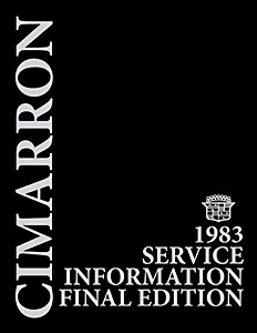 Livre: 1983 Cadillac Cimarron - Service Manual 