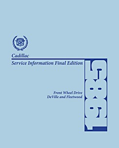 Livre: 1985 Cadillac Front Wheel Drive - DeVille, Fleetwood - Service Manual 