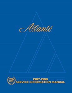 Livre : 1987-1988 Cadillac Allante - WSM