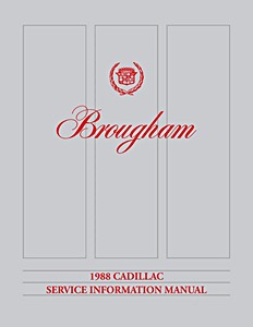 Book: 1988 Cadillac Brougham - WSM